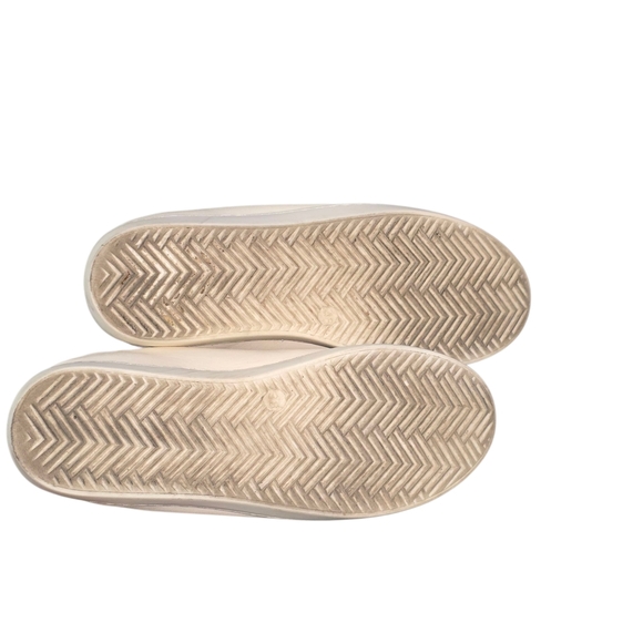 Sezane Cream Leather Footwear Sneaker - Picture 6 of 9